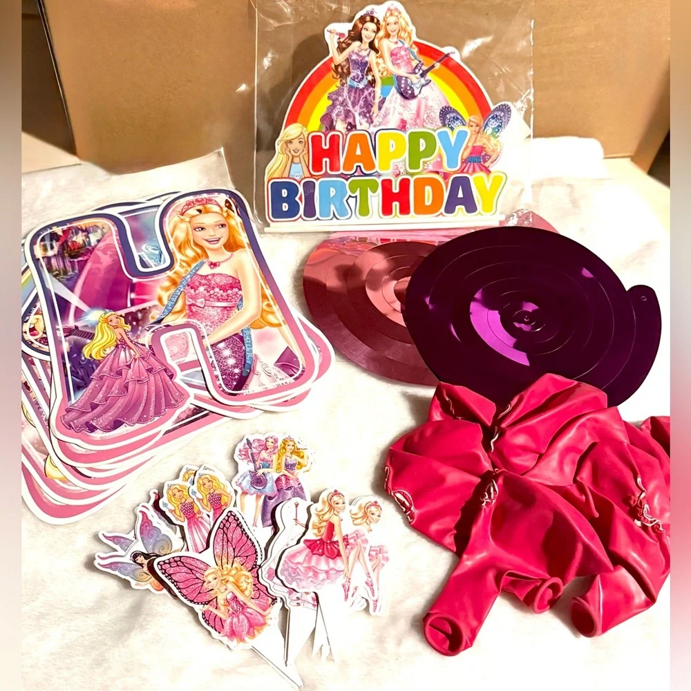 Barbie Rock Birthday Party Decorations Pack